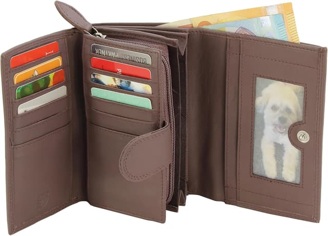 Thumbnail 4 de Money Maker Damen Geldbörse RFID Schutz Mauve