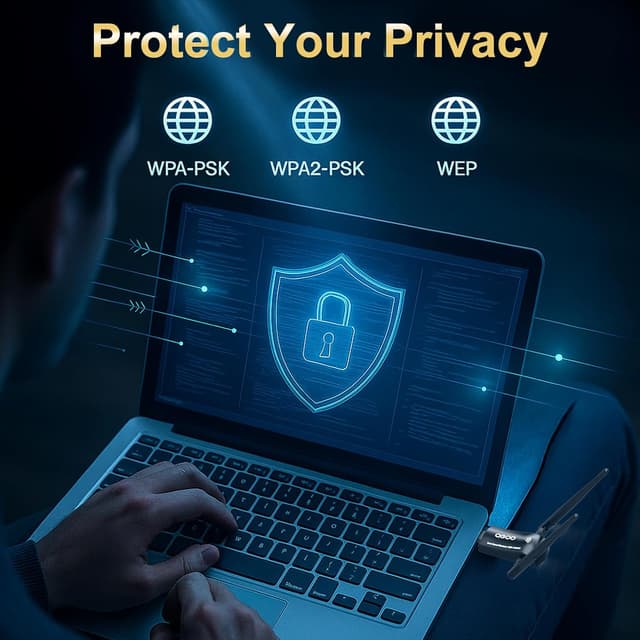 Detalle 2 de QGOO AC1300 WiFi Adapter 📡