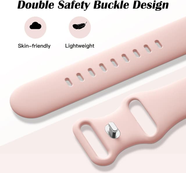 Detalle 2 de Yoohoo 5 Pack Silicone Apple Watch straps 38–49mm