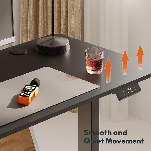 Thumbnail 5 de SANODESK Escritorio Elevable Eléctrico 140x60cm 🖥️, Ajustable y Práctico