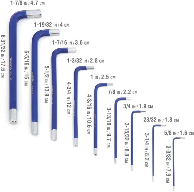 Thumbnail 4 de WORKPRO 18PCs llaves hexagonales 1.5–10 mm