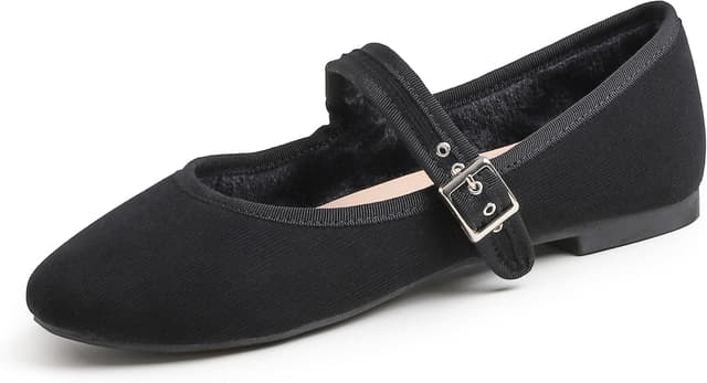 Thumbnail 6 de Feversole Mary Jane Halbschuhe mit 0,5 cm Absatz