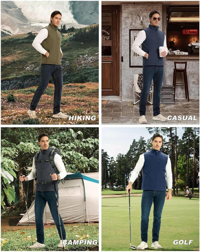 Thumbnail 4 de Outdoor Ventures Men's Softshell Puffer Gilet