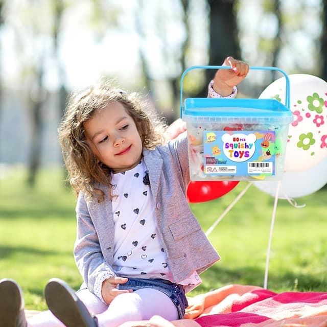 Thumbnail 2 de Kawaii Mochi Squishies 80pcs Party Favors