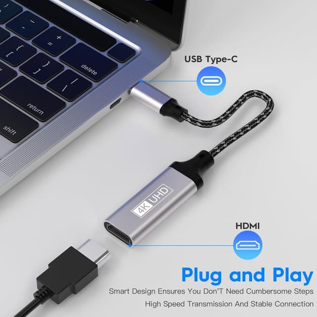 Detalle de USB C HDMI Adapter 4K