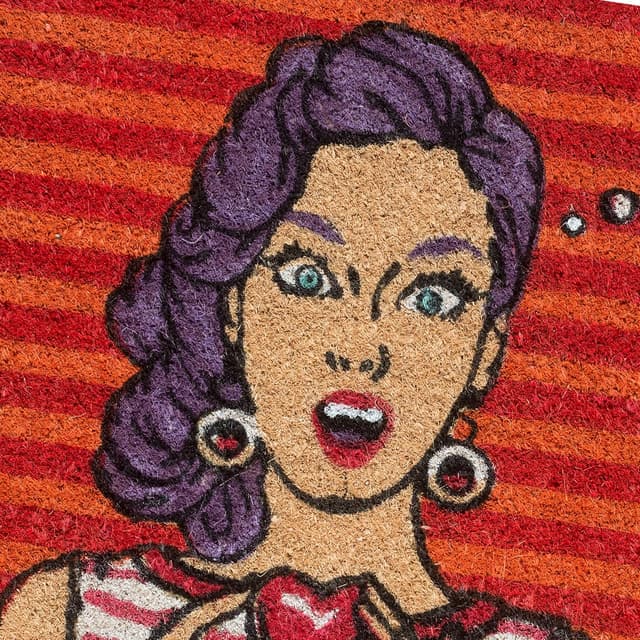 Detalle 2 de Baroni Home Zerbino Pop Art Hello 60x40