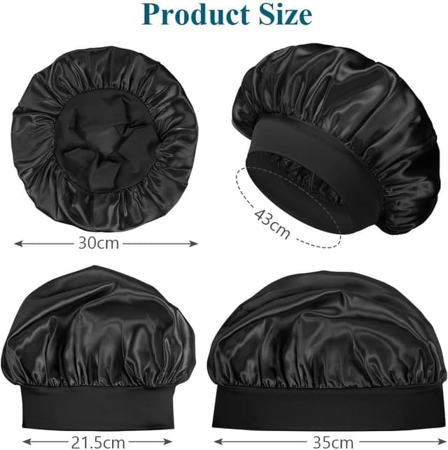 Detalle 2 de Flintronic Donna Berretto Da Notte Raso Cuffia elastica