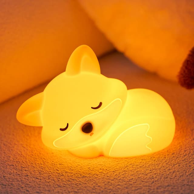 Detalle de JMG-Myratts Kids Fox Silicone Night Light (USB rechargeable, dimmable, timer)