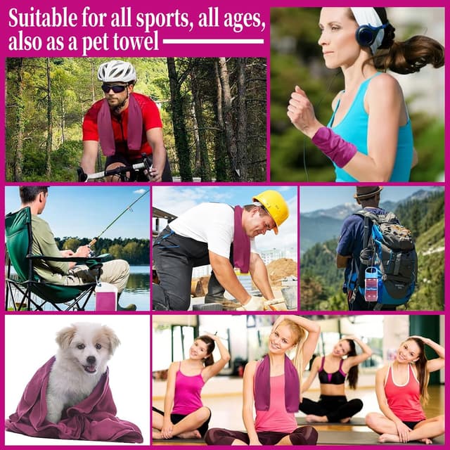 Thumbnail 5 de VAKKI Cooling Towel for Instant Cool