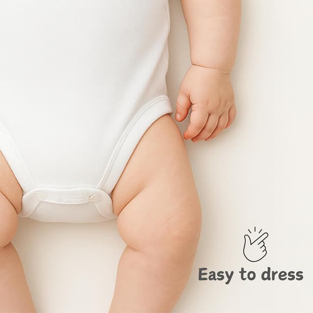 Thumbnail 6 de rise&Raba Baby Bodysuit 3 Pack (0–4 years) in 100% Organic Cotton