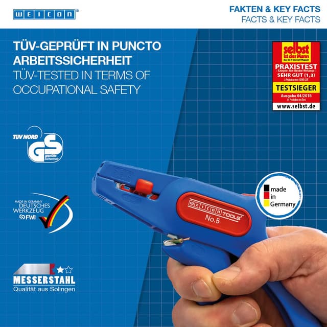 Thumbnail 3 de WEICON TOOLS Pince à dénuder automatique N° 5 🛠