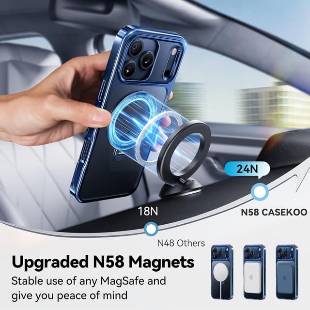 Detalle 1 de CASEKOO iPhone 17 Pro Hülle mit 360°