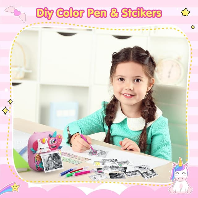 Thumbnail 6 de TIATUA Macchina Fotografica Bambini istantanea con stampa, schermo 2,4” e 32GB