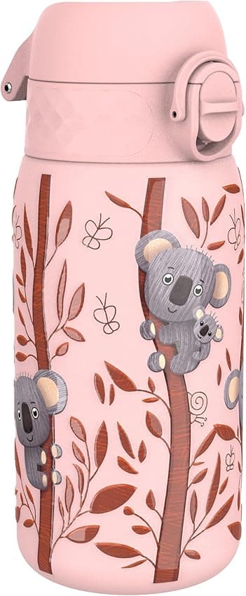 Imagen de ion8 Botella Agua Inox 400 ml para niños 📦 en OfertitasTOP