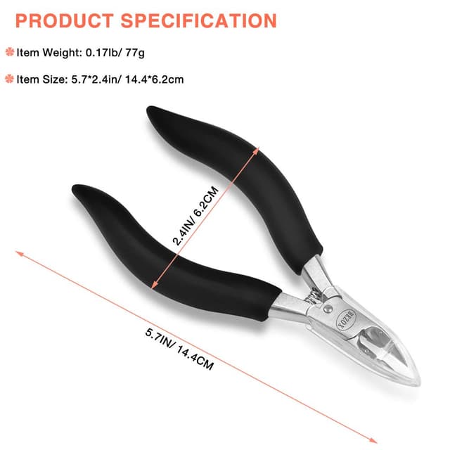 Thumbnail 5 de BEZOX Nagelschere für tief eingewachsene Fußnägel – Edelstahl 1 Stück