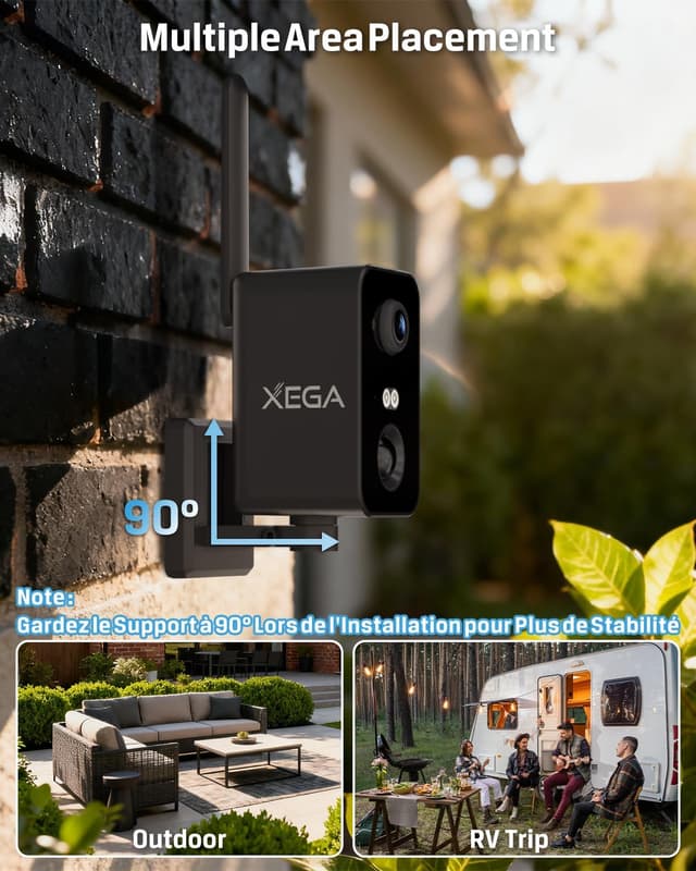 Detalle de Xega 4G caméra 10000 mAh