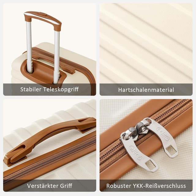 Thumbnail 3 de COOLIFE Trolley Koffer 77 x 54 x 30 cm