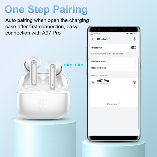 Thumbnail 6 de xinwld Bluetooth Kopfhörer 5.4 In-Ear