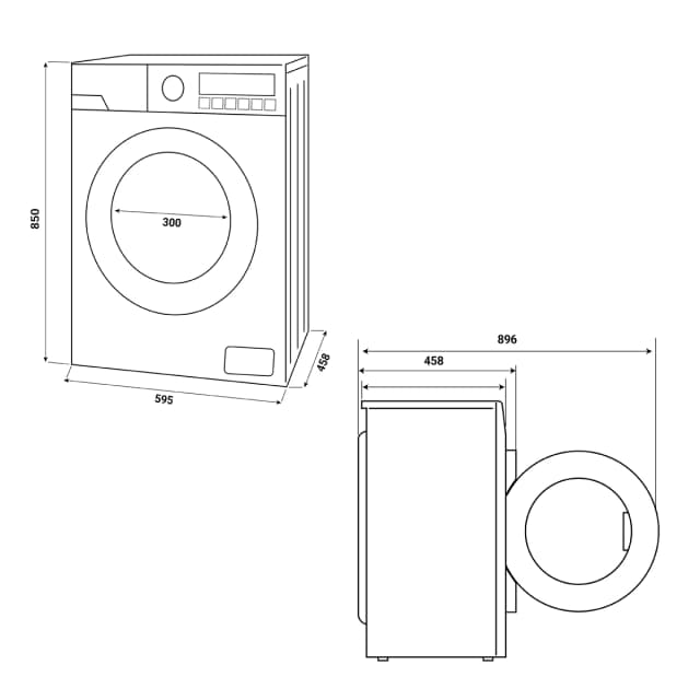 Detalle 2 de Fagor 7 kg/1 200 rpm Lavadora Inverter