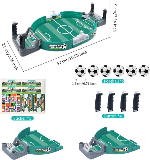 Thumbnail 1 de EACHHAHA Mini Tabletop Football Game 6