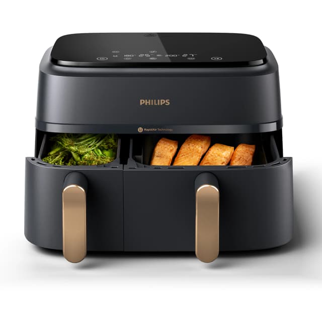 Detalle 2 de Philips Phjilips S3000 freidora de aire doble cesta 9 L 🍽