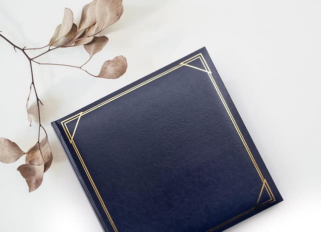 Detalle de Walther Design Album Photo Noir 30 x 30 cm Simili Cuir avec gaufrage – Album Standard MX-200-B