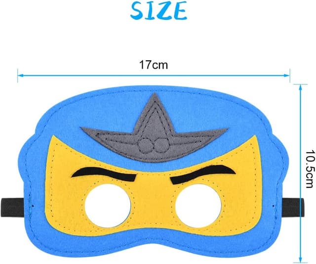 Detalle de URAQT cosplay maschere bambini 12 pezzi