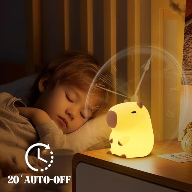 Detalle 2 de YuanDian Capybara Night Light 15h
