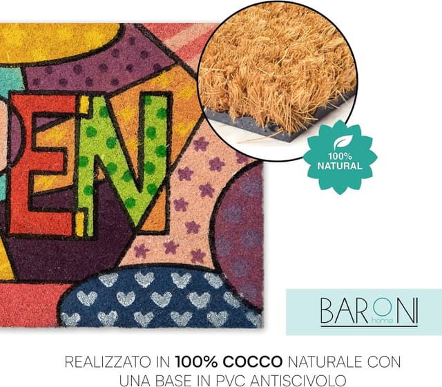 Detalle de Baroni Home Zerbino da esterno 70x40 cm