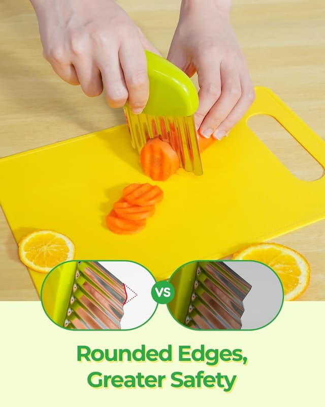 Detalle de Kids Kitchen Knife Set (15 pcs) BPA Free Montessori Tools for Toddlers