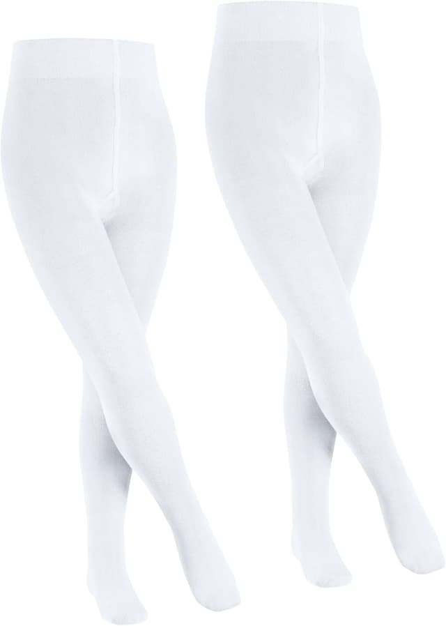 Detalle 2 de FALKE Unisex Kids Family 2-Pack Breathable Cotton Tights