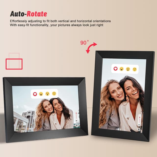 Thumbnail 3 de ACDOKE 10,1 Zoll Digitaler Bilderrahmen WLAN