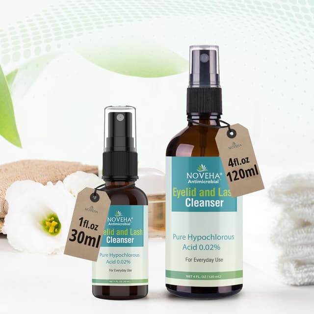 Thumbnail 6 de NOVEHA Eyelid Cleanser Hypochlorous Acid Spray (4oz, 3-Pack) for Stye Relief and Gentle Daily Lid Cleaning