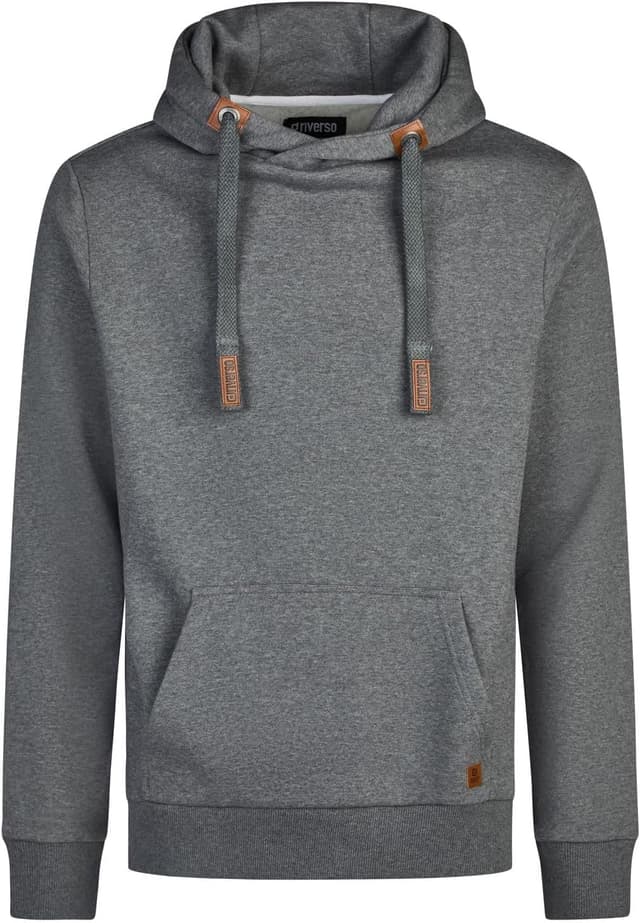 Detalle de riverso Hoodie Herren Regular Fit RIVNiklas – Kapuzenpullover mit Kängurutasche und Tunnelzug