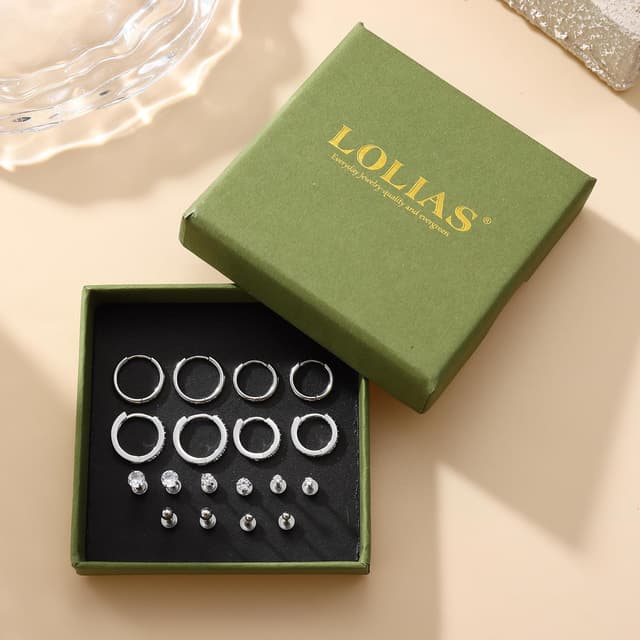 Detalle 2 de LOLIAS 9 Paar Ohrringe Set