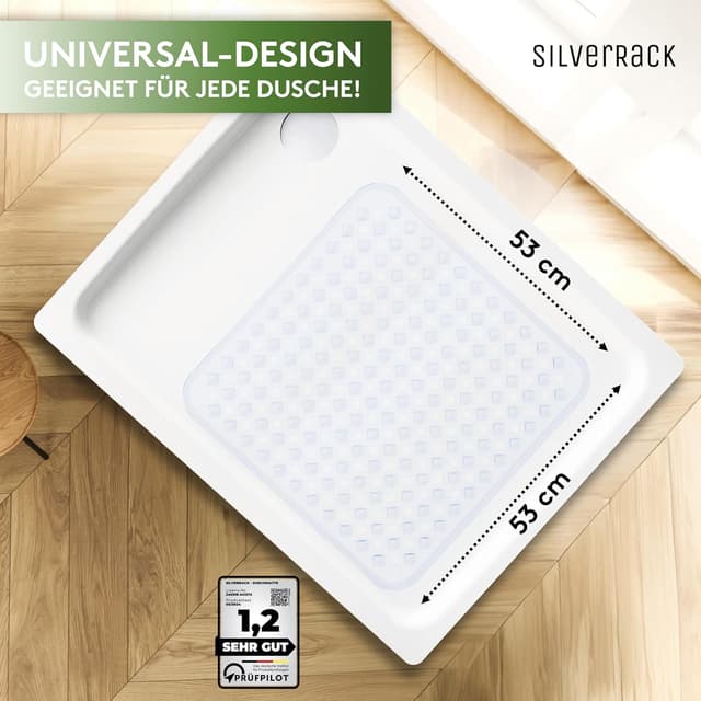 Thumbnail 1 de SilverRack Tapis antidérapant douche 53 x 53 cm 📐