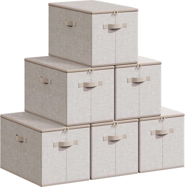 Thumbnail 6 de SONGMICS Cajas de Almacenamiento Plegables RZB003W02