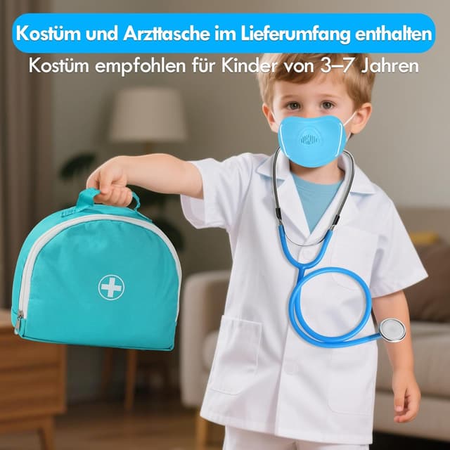 Detalle 1 de Lehoo Castle Arztkoffer Kinder ab 3 Jahren