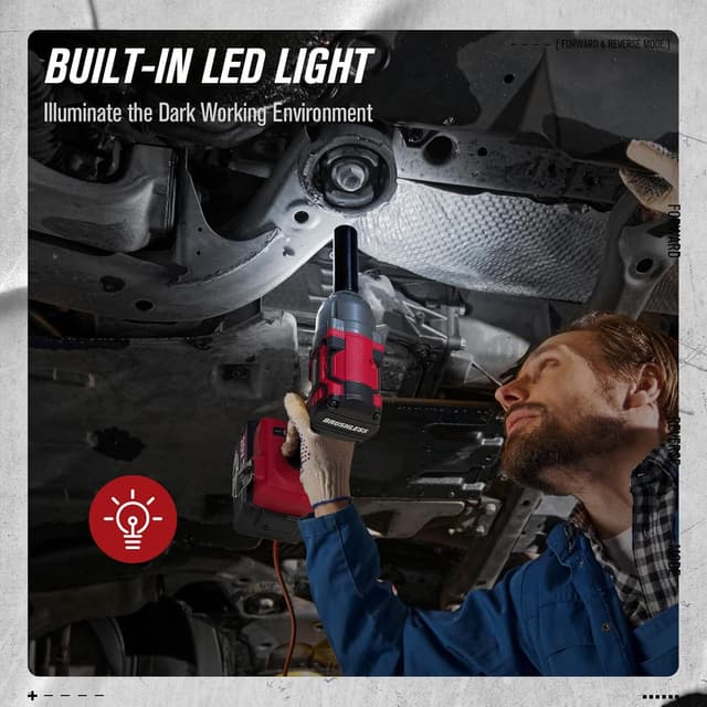 Thumbnail 6 de AVID POWER 1/2 Impact Wrench Brushless 370 ft-lbs