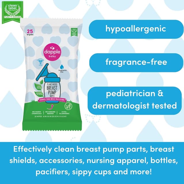 Thumbnail 5 de Dapple Breast Pump Wipes 25 Count
