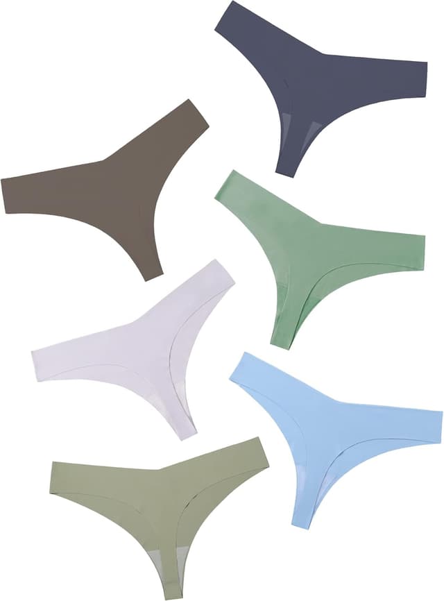 Thumbnail 6 de DEANGELMON Seamless Thongs for Women No Show Underwear