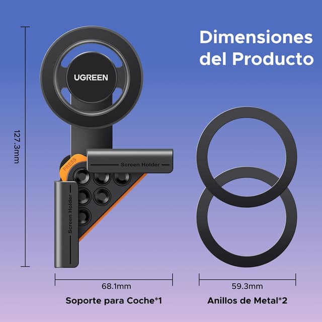 Thumbnail 8 de UGREEN Soporte Móvil Coche Magsafe Tesla