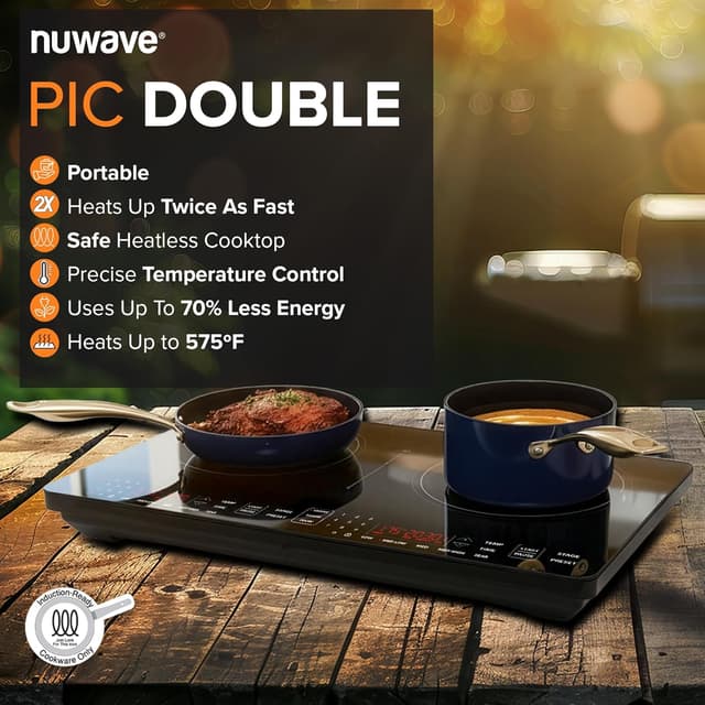 Detalle 2 de Nuwave Double Induction Cooktop 1800W