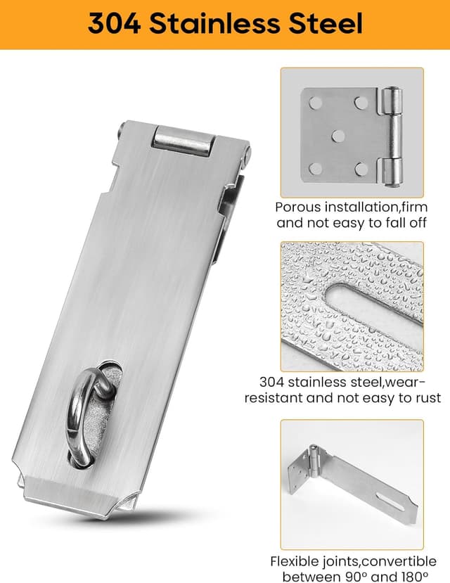 Thumbnail 2 de Sinofort 4in Padlock Hasp 🛠