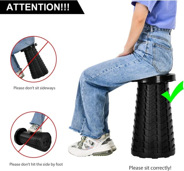 Thumbnail 6 de LUXJET Portable Folding Stool 180kg capacity