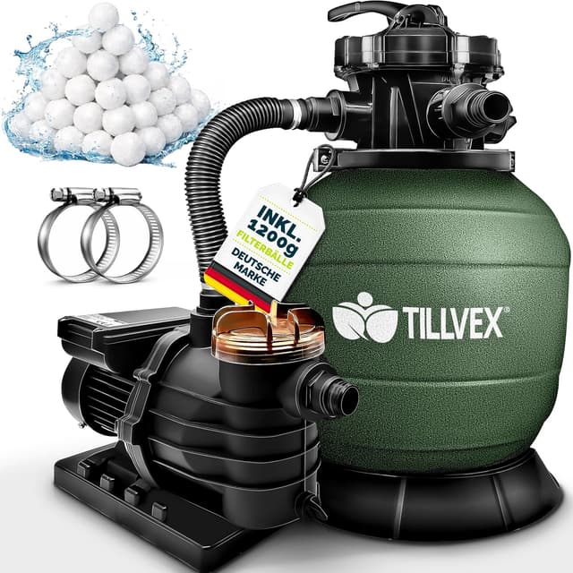 Imagen de Tillvex Sandfilteranlage Pool 13.200 L/h en OfertitasTOP