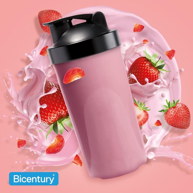 Detalle de Bicentury Batido Completo de Comida Fresa 🥤 16 Raciones