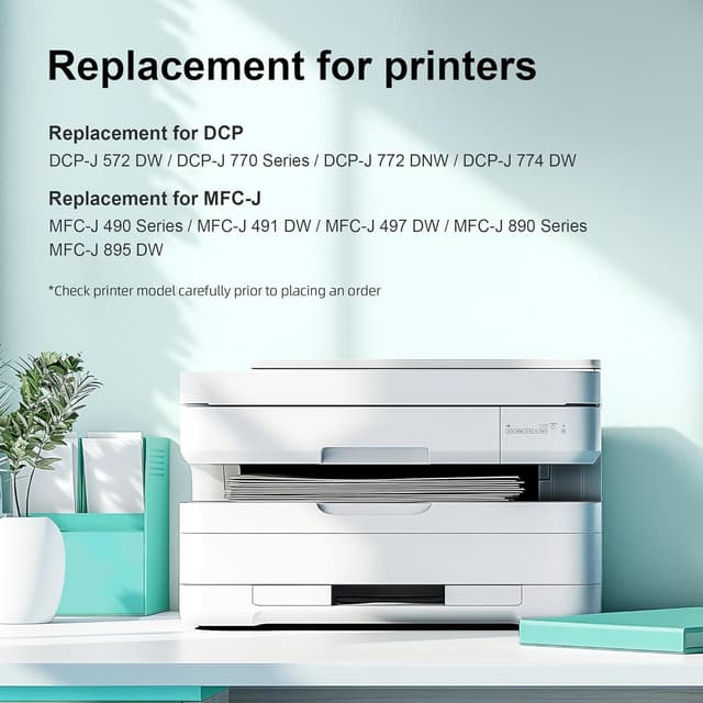 Detalle 2 de LOFBLAT LC3213 / LC-3213 Druckerpatronen kompatibel (4er-Set) für Brother