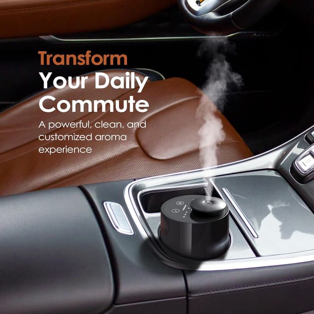 Detalle de Airless oil diffuser 20 mL, AN6 Black