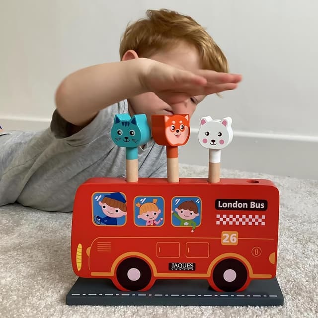 Detalle de Jaques of London Pop Up Bus Toy